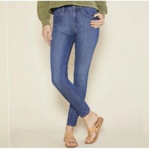Outerknown Women's 25 Strand High Rise‎ Skinny Jeans Ink Blue Denim NEW